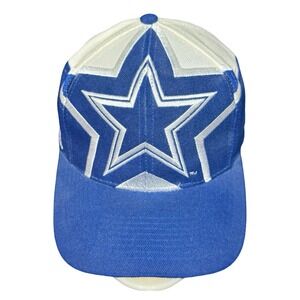 Vintage 90s Apex One Dallas Cowboys Star Snapback Hat Rare NFL Embroidered